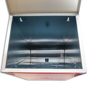 Mangeoire à trémie CAN en tôle galvanisé 27L pour chiens COPELE