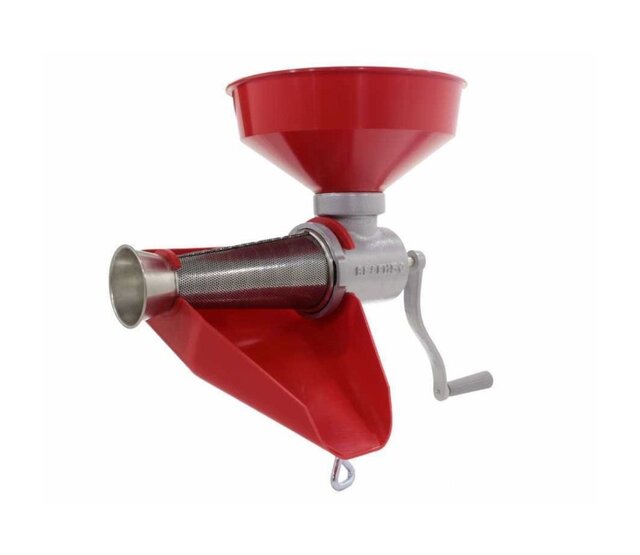 Handmatige tomatenpers nr. 5 van roestvrij staal REBER Handmatige tomatenpers nr. 5 van roestvrij staal REBER