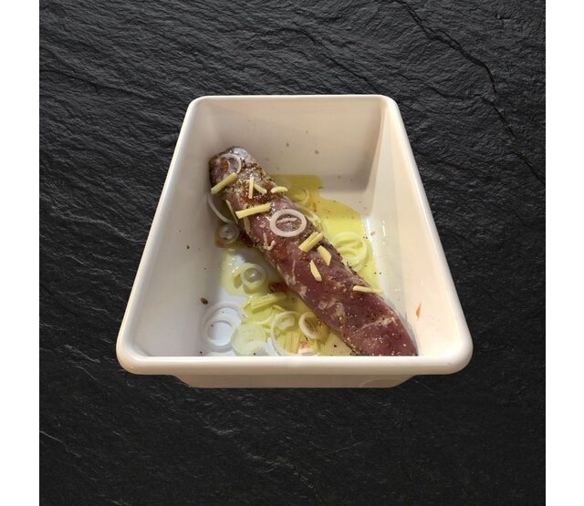 Professional rectangular plastic food container 5L