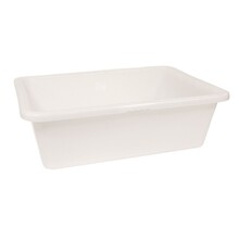 Graduated rectangular plastic professional food container 50L
