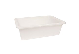 Graduated rectangular plastic professional food container 50L