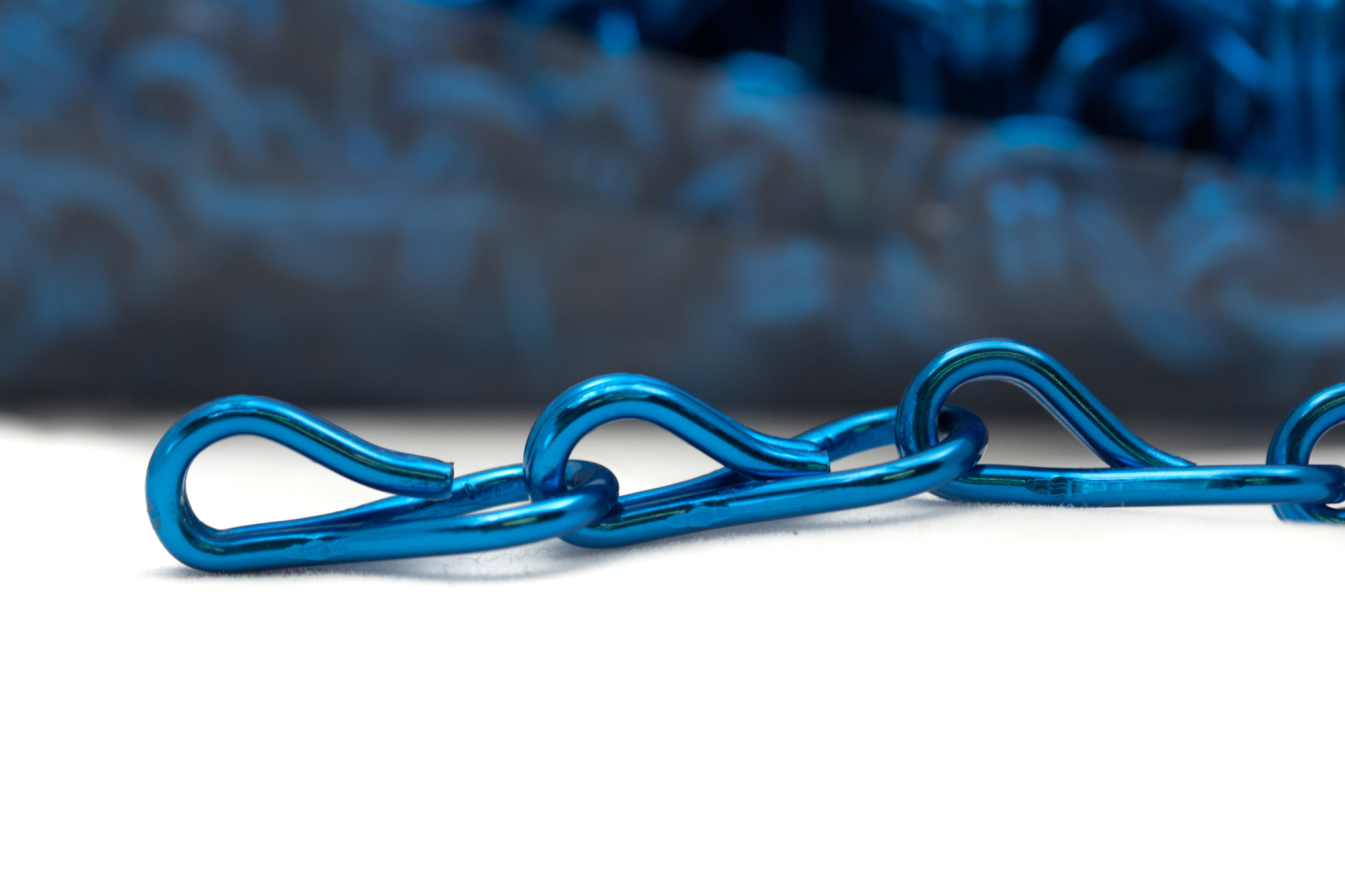 Kettinggordijn Aluminium Liso ® Donkerblauw ✔ Op maat gemaakt - Prijs per m²