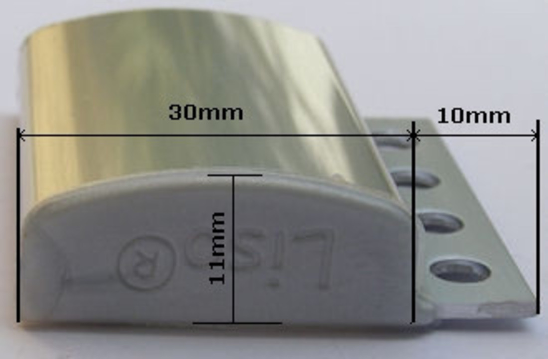 Kettinggordijn Aluminium Liso ® Rood ✔ Op maat gemaakt - Prijs per m²