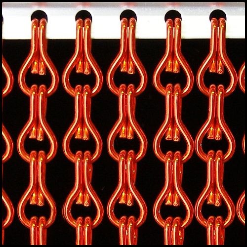 Kettinggordijn Aluminium Liso ® Rood ✔ Op maat gemaakt - Prijs per m²