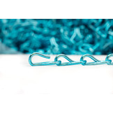 Kettinggordijn Aluminium Liso ® Lichtblauw ✔ Op maat gemaakt - Prijs per m²