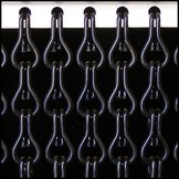 Kettinggordijn Aluminium Liso ® Zwart ✔ Op maat gemaakt - Prijs per m²