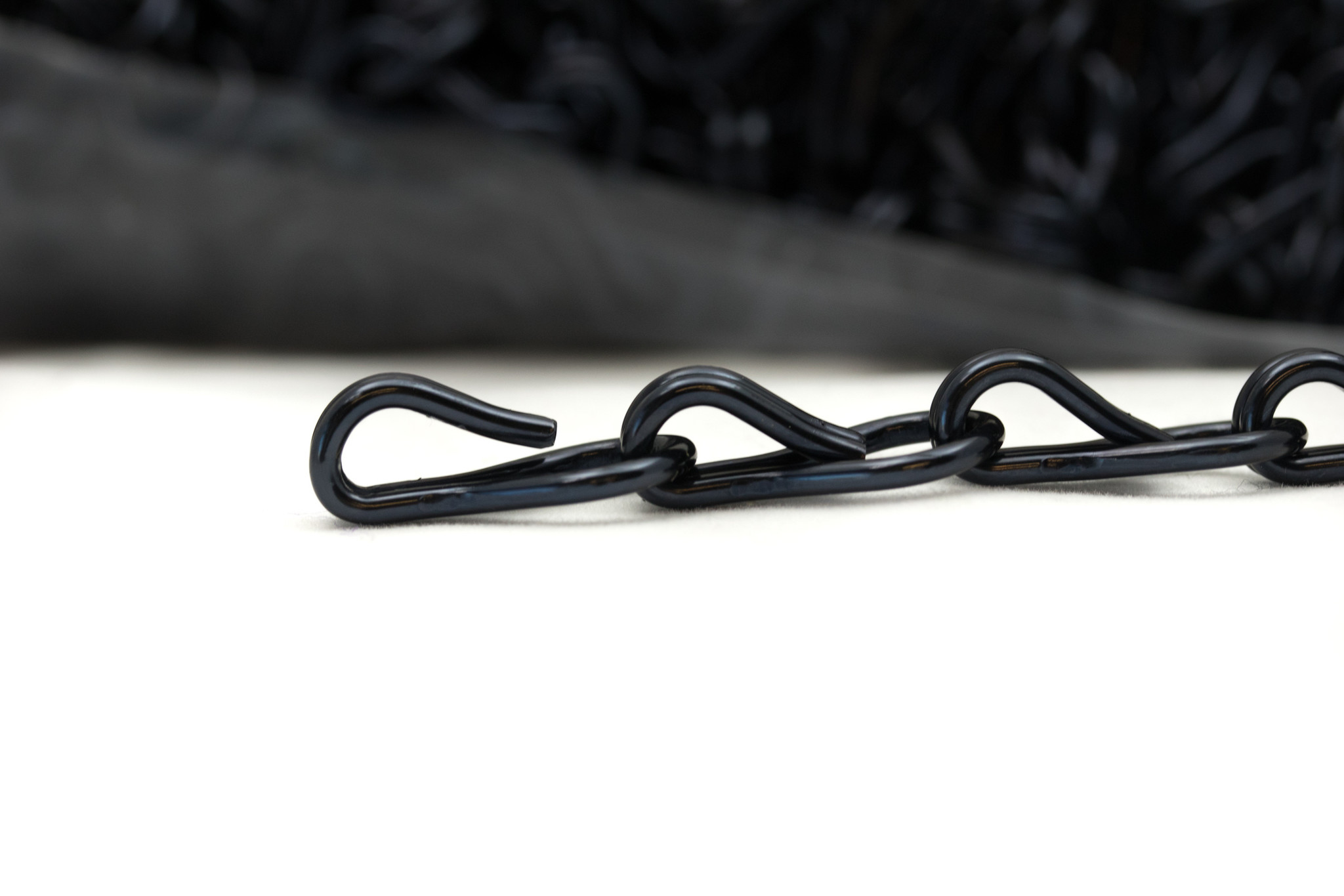 Kettinggordijn Aluminium Liso ® Zwart ✔ Op maat gemaakt - Prijs per m²