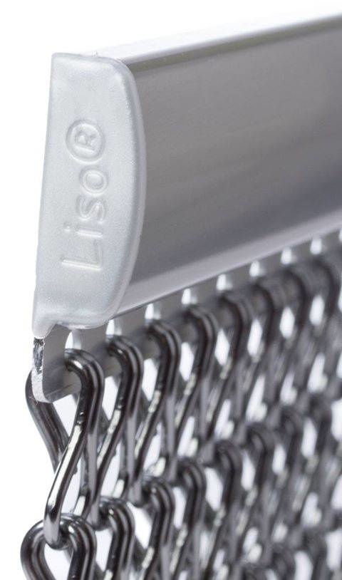 Kettinggordijn Aluminium Liso ® Oranje ✔ Op maat gemaakt - Prijs per m²