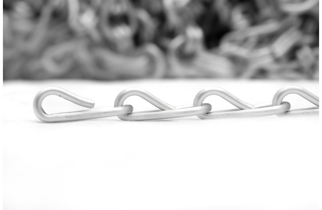 Aluminiumvorhänge Kettenvorhang Liso ® Silber Satin (Matt) ✔ Nach Ihren Maßen - Preis pro m²