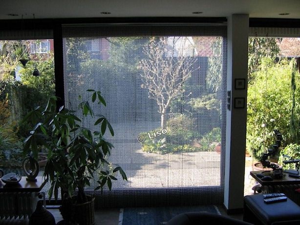 Kettinggordijn Aluminium Liso ® Zilver Extra Dicht ✔ Op maat gemaakt - Prijs per m²