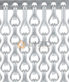 Kettinggordijn Aluminium Liso ® Satin  Extra Dicht ✔ Op maat gemaakt - Prijs per m²