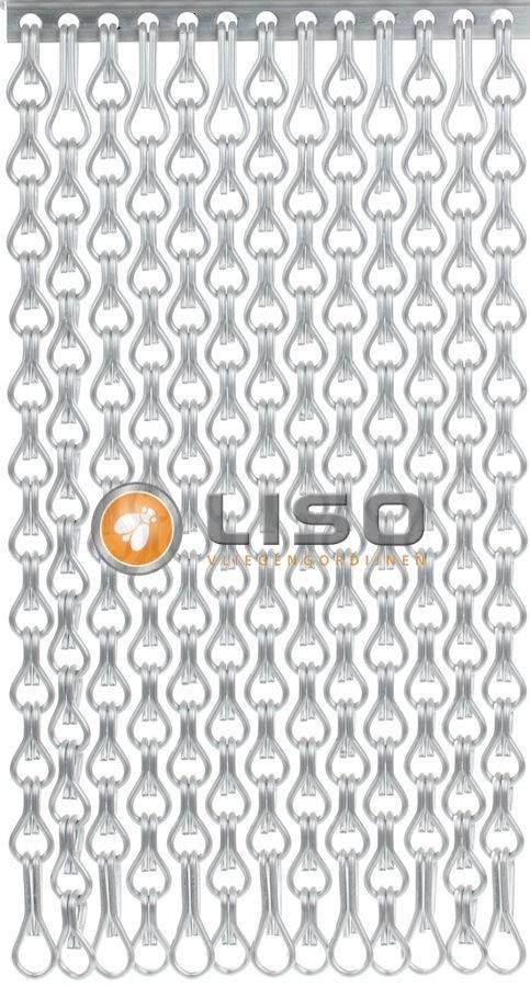 Kettinggordijn Aluminium Liso ® Satin  Extra Dicht ✔ Op maat gemaakt - Prijs per m²