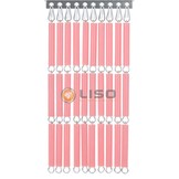 Vliegengordijn Liso ® RAL 3015 Lichtroze Hulzengordijn als Doe-het-zelf pakket | Prijs p/m²