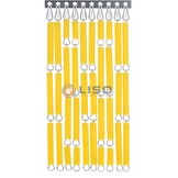 Vliegengordijn Liso ® RAL 1018 Zinkgeel Hulzengordijn als Doe-het-zelf pakket | Prijs p/m²