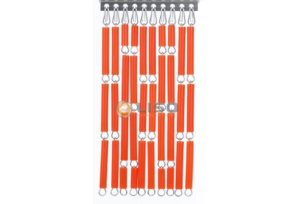 Vliegengordijn Liso ® Hulzengordijn RAL 2008 Licht roodoranje | Doe-het-zelf pakket