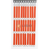 Vliegengordijn Liso ® RAL 2008 Licht roodoranje Hulzengordijn als Doe-het-zelf pakket | Prijs p/m²