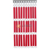 Vliegengordijn Liso ® RAL 3028 Zuiverrood Hulzengordijn als Doe-het-zelf pakket | Prijs p/m²