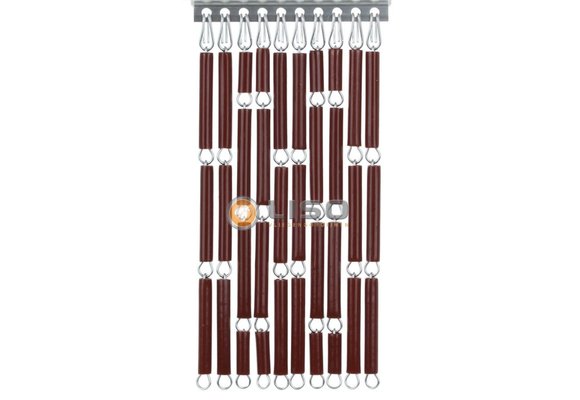 Vliegengordijn Liso ® Hulzengordijn RAL 8002 Signaalbruin | Doe-het-zelf pakket