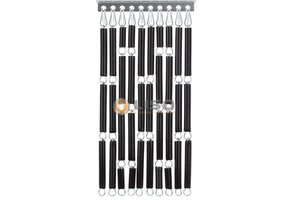 Vliegengordijn Liso ® Hulzengordijn RAL 9005 Gitzwart | Doe-het-zelf pakket