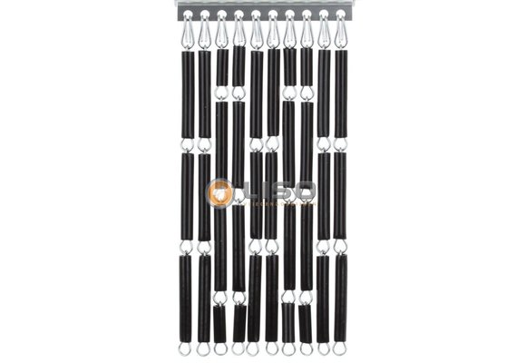 Vliegengordijn Liso ® Hulzengordijn RAL 9005 Gitzwart | Doe-het-zelf pakket