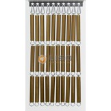 Vliegengordijn Liso Goud / Brons ✔ Doe-het-zelf pakket - Prijs per m²