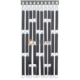 Vliegengordijn Liso ® RAL 7016 Antracietgrijs Hulzengordijn als Doe-het-zelf pakket | Prijs p/m²