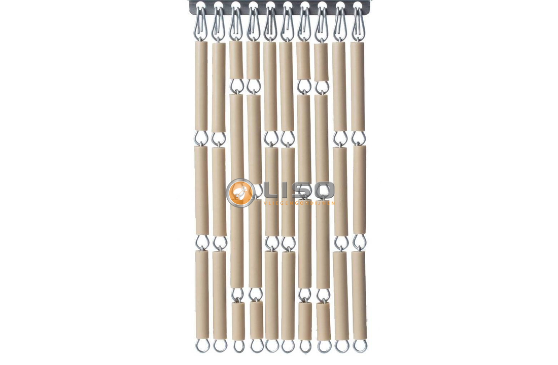 Fliegenvorhang Liso Sand / Taupe ✔ Bausatz - Preis pro m²