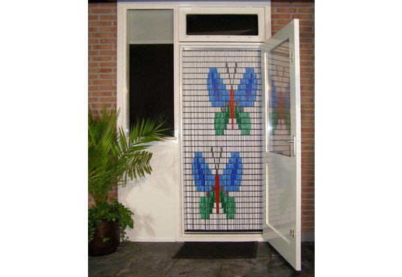 Vliegengordijn Liso met Vlinders ✔ Doe-het-zelf pakket