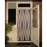 Vliegengordijn Liso met Diagonalen ✔ Doe-het-zelf pakket - Prijs per m²