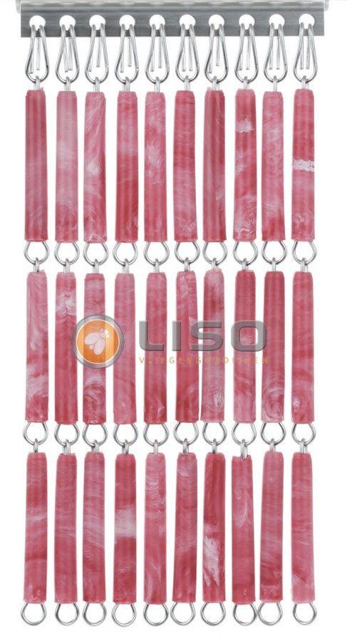 Vliegengordijn Liso met Flamingo ✔ Doe-het-zelf pakket - Prijs per m²