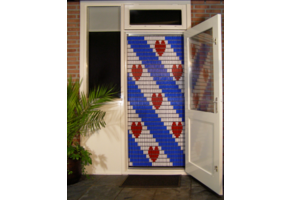 Vliegengordijn Liso met Friesche Vlag ✔ Doe-het-zelf pakket