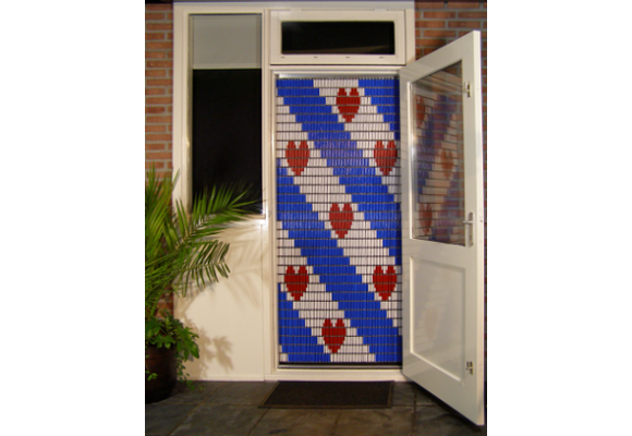 Vliegengordijn Liso met Friesche Vlag ✔ Doe-het-zelf pakket