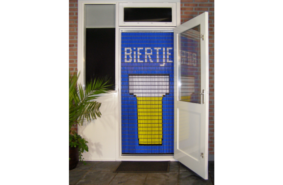 Vliegengordijn Liso met Biertje ✔ Doe-het-zelf pakket - Prijs per m²