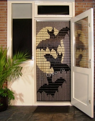 Vliegengordijn Liso met Vleermuizen ✔ Doe-het-zelf pakket - Prijs per m²