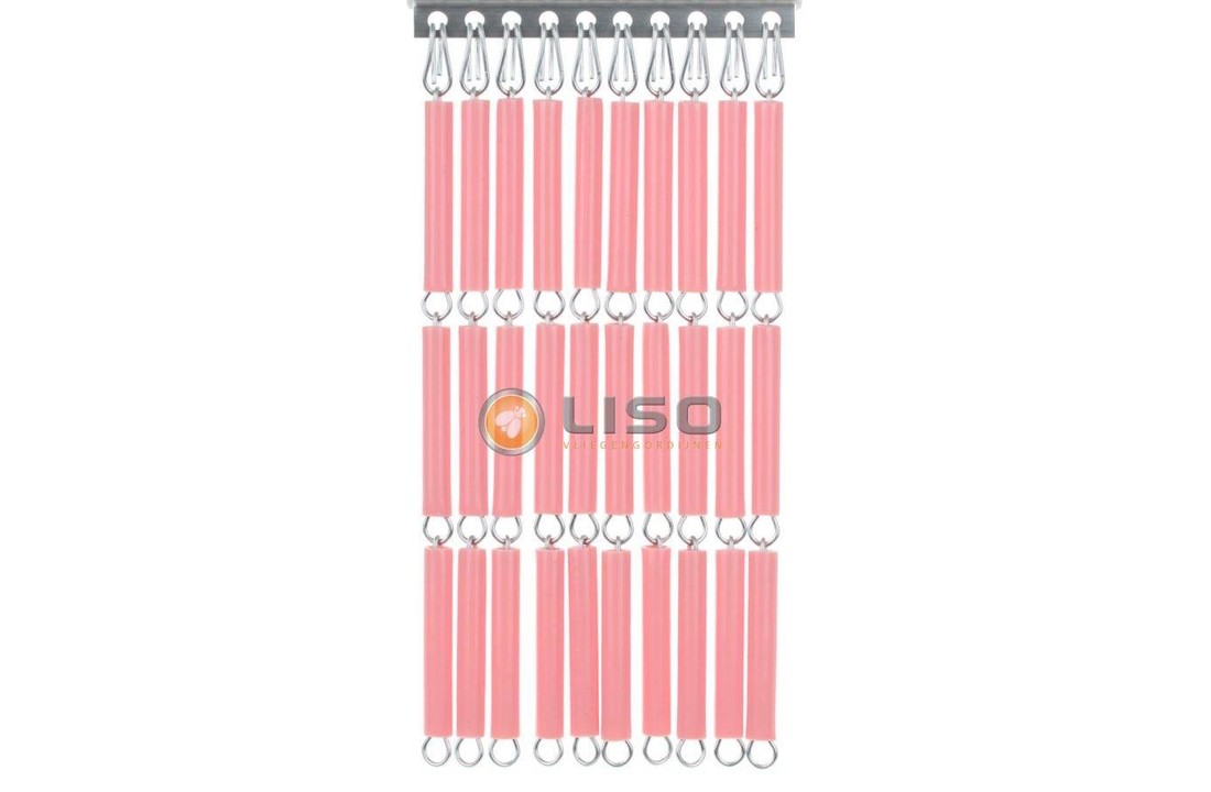 Vliegengordijn Liso met Retro ✔ Doe-het-zelf pakket - Prijs per m²