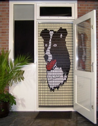 Vliegengordijn Liso met Collie ✔ Doe-het-zelf pakket - Prijs per m²