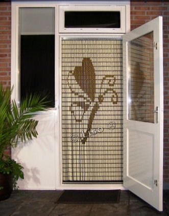 Vliegengordijn Liso met Libelle ✔ Doe-het-zelf pakket - Prijs per m²