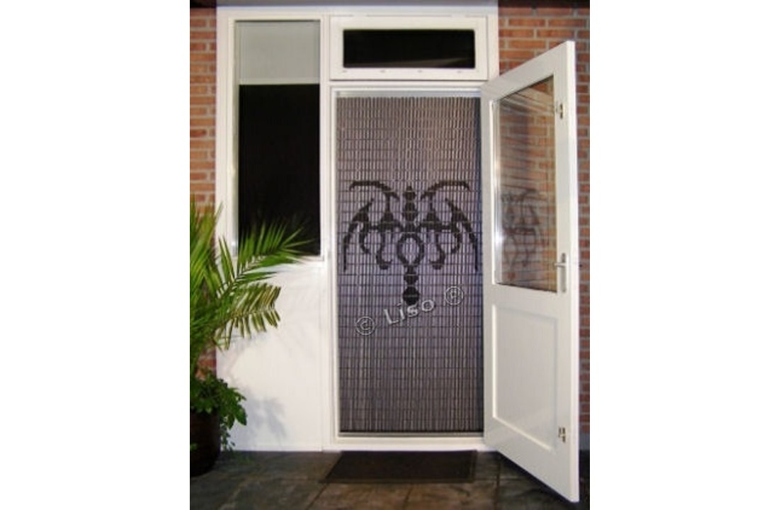 Fliegenvorhang Liso mit Tribal ✔ Bausatz - Preis pro m²