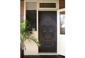 Vliegengordijn Liso met Boeddha Groot ✔ Doe-het-zelf pakket