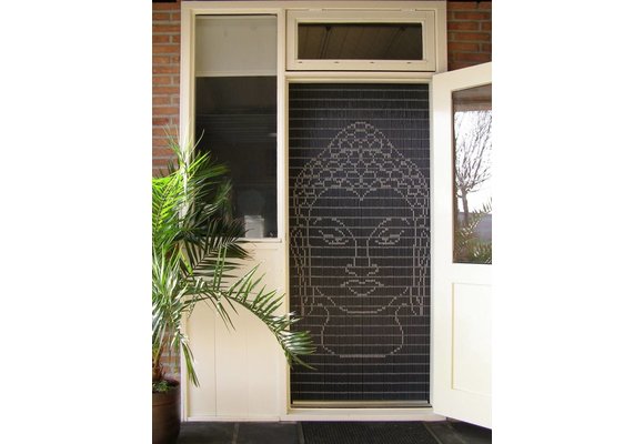 Vliegengordijn Liso met Boeddha Groot ✔ Doe-het-zelf pakket