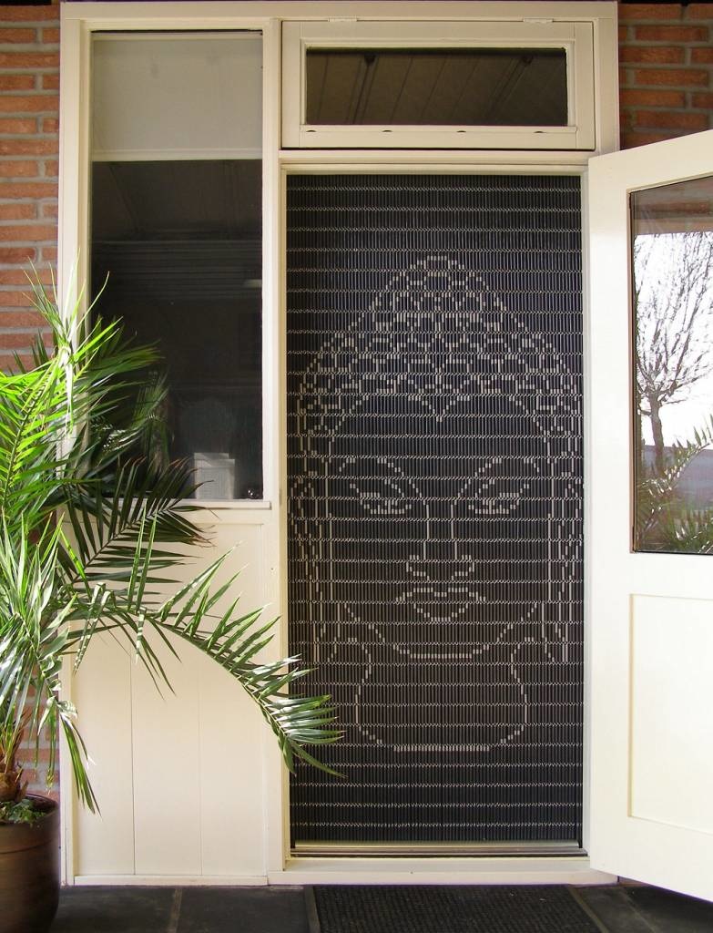 Vliegengordijn Liso met Boeddha Groot ✔ Doe-het-zelf pakket - Prijs per m²