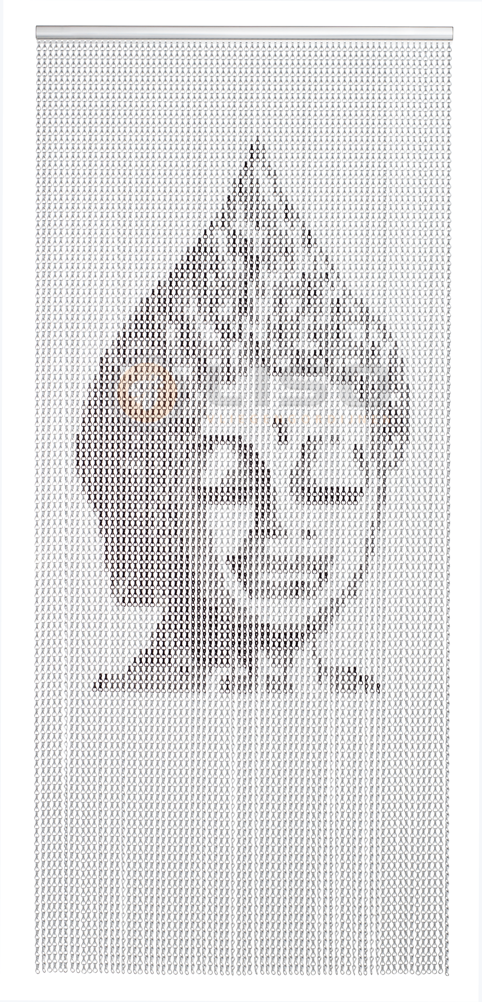 Kettinggordijn Aluminium Liso ® Exclusief Boeddha ✔ Kant en Klaar 92 x 209 cm