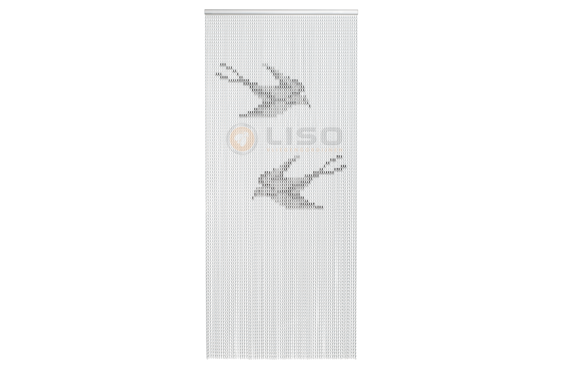 Kettinggordijn Aluminium Liso ® Exclusief Zwaluwen ✔ Kant en Klaar 92 x 209 cm