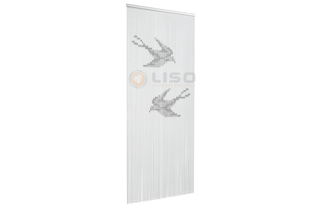 Kettinggordijn Aluminium Liso ® Exclusief Zwaluwen ✔ Kant en Klaar 92 x 209 cm
