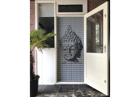 Vliegengordijn Liso met Boeddha ✔ Kant en Klaar 92 x 209 cm