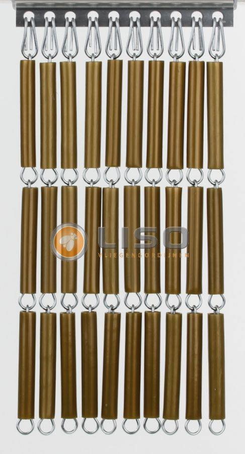 Vliegengordijn Liso met Haan ✔ Doe-het-zelf pakket - Prijs per m²