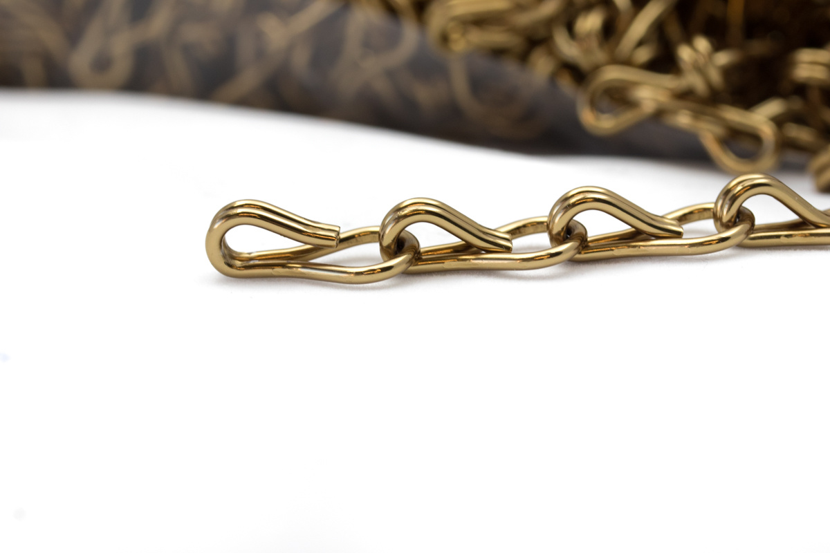 Kettinggordijn Aluminium Liso ® Brons Extra Dicht ✔ Op maat gemaakt - Prijs per m²