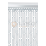 Vliegengordijn op Maat Liso ® Transparant ✔ Kant en Klaar 92 x 209 cm