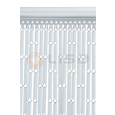 Vliegengordijn op Maat Liso ® Wit ✔ Kant en Klaar 92 x 209 cm