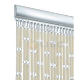 Vliegengordijn op Maat Liso ® Crème ✔ Kant en Klaar 92 x 209 cm